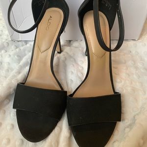 ALDO Fiolla Ankle Strap Suede Heeled